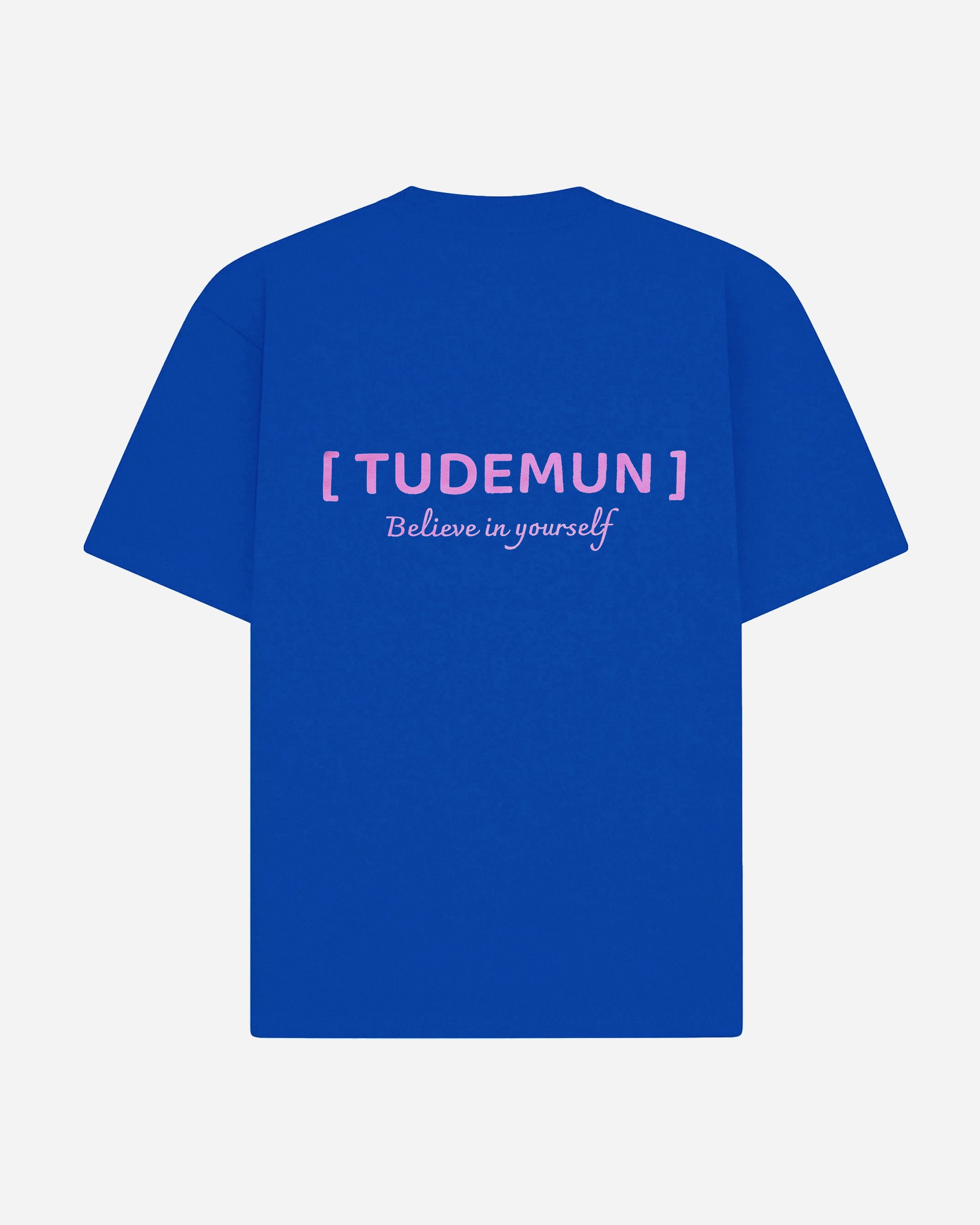 TUDEMUN BELIEVE TEE BLUE